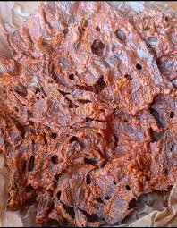 Kilichi non épicé - viande de boeuf séchée du Cameroun